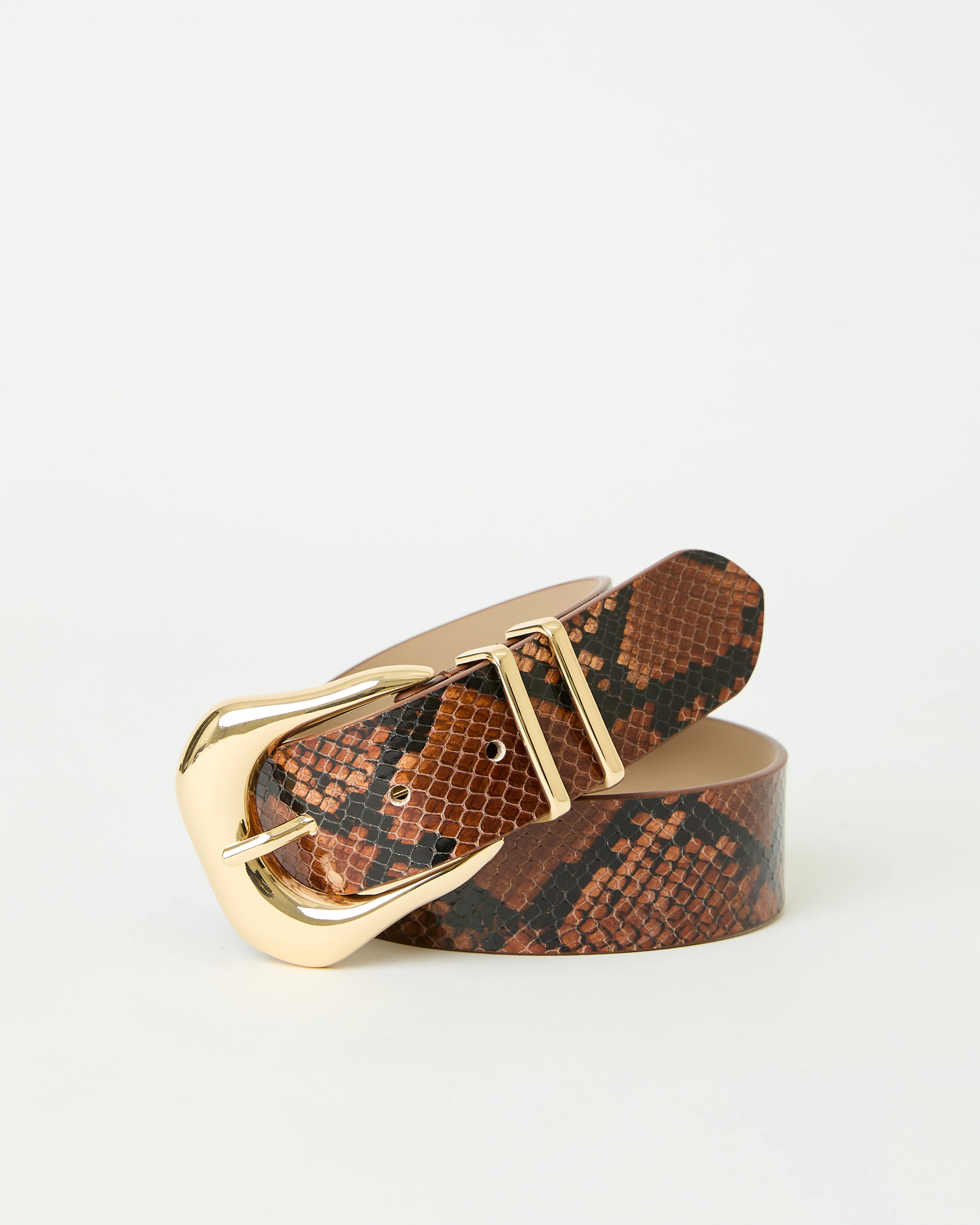 KODA PYTHON LEATHER BELT - Image 4