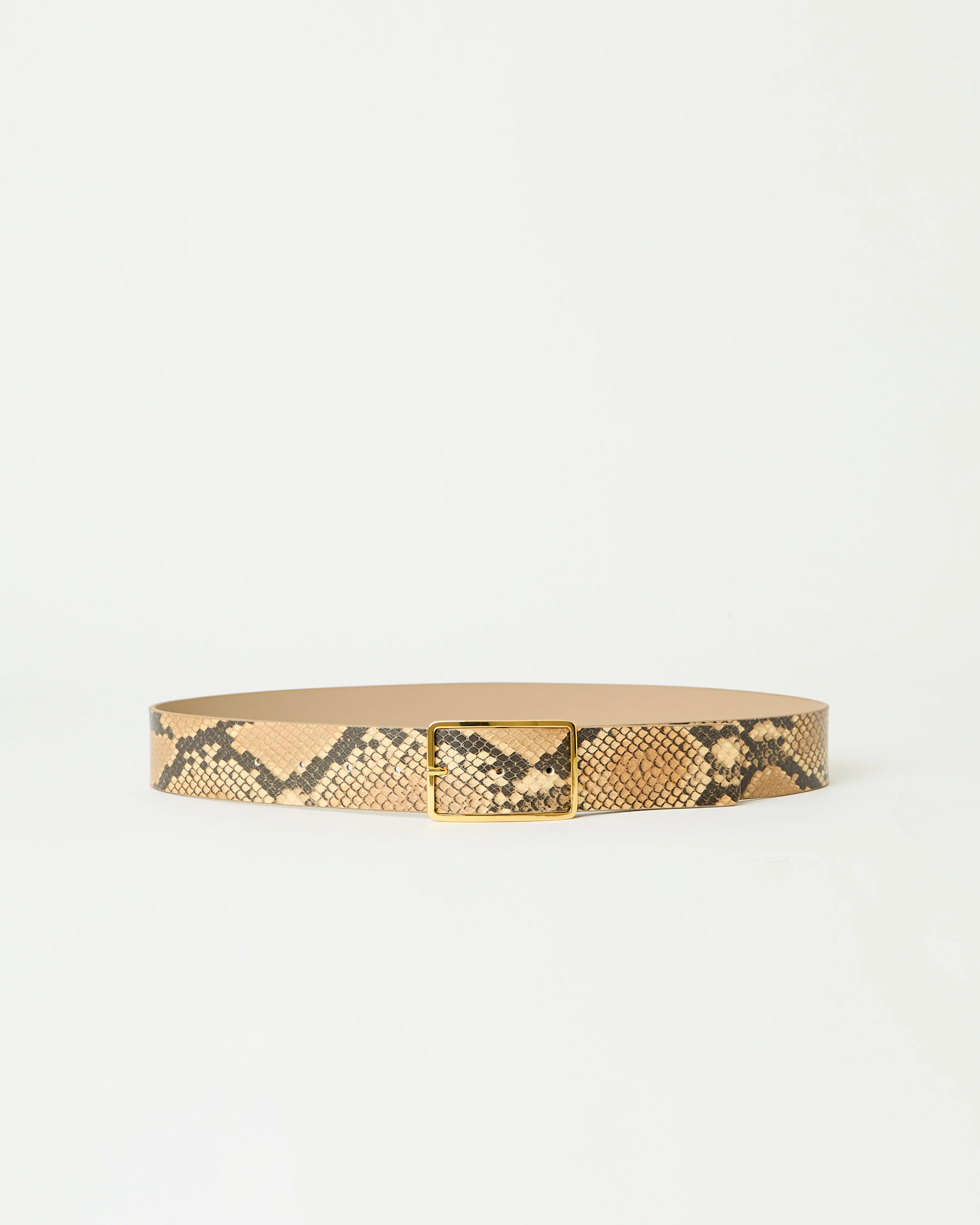 MILLA PYTHON LEATHER BELT - Image 3