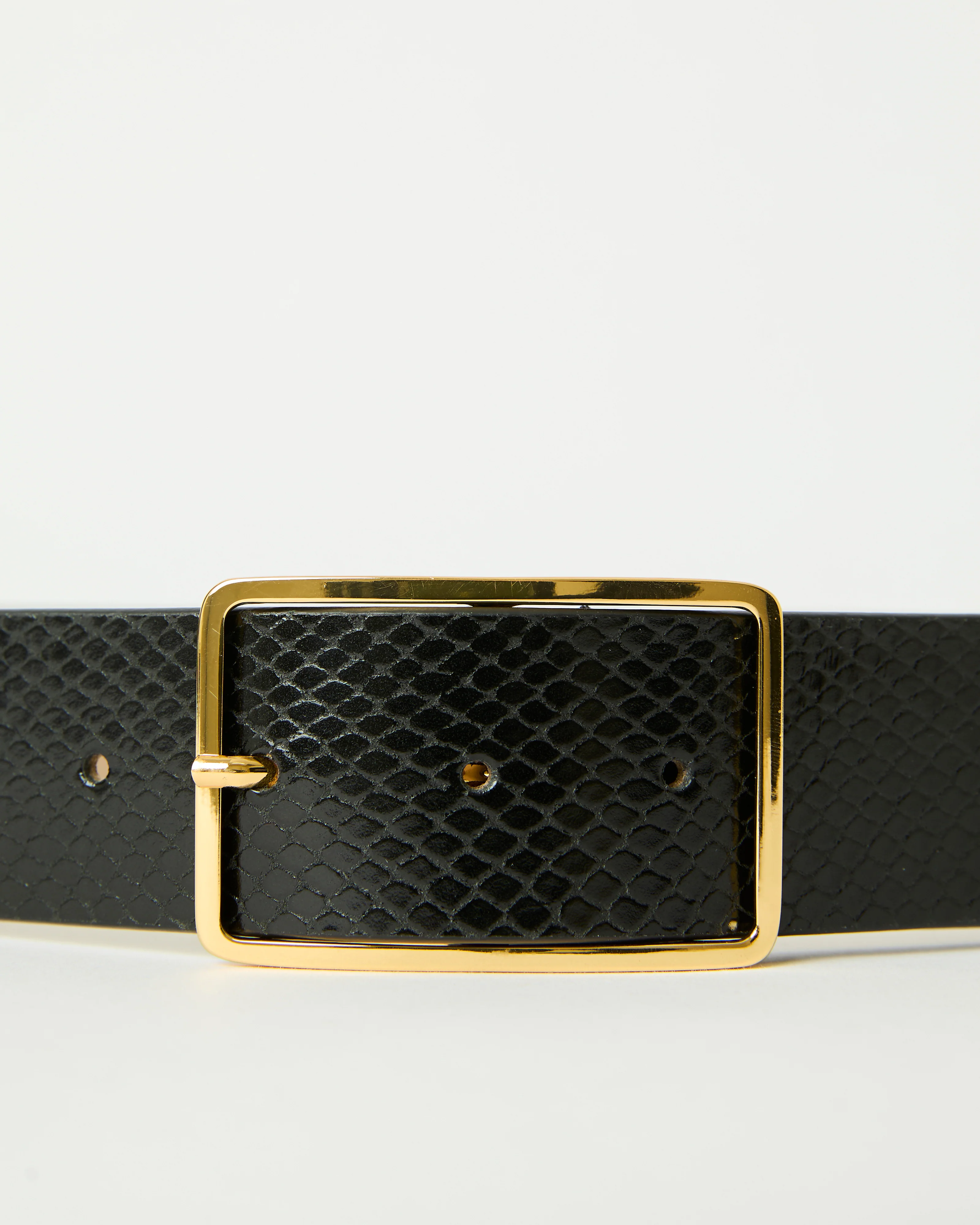 MILLA PYTHON LEATHER BELT - Image 4
